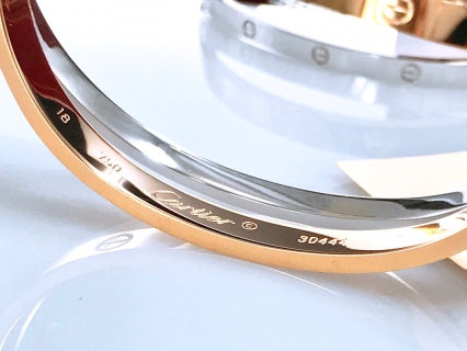 Cartier Love Duo Élan Layered Bangle Bracelet