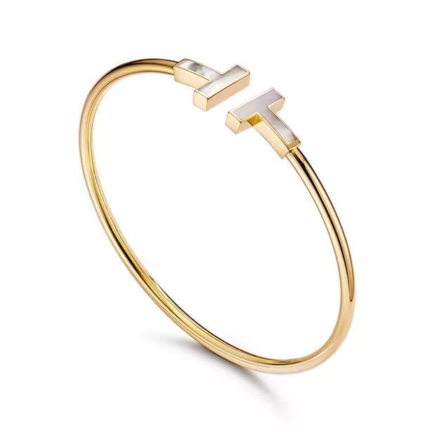 Tiffany Wire Bracelet with Mother-of-pearl