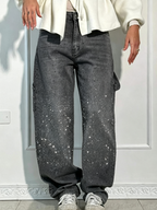 Balloon Carpenter Shine Denim Jeans