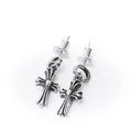 Chrome Hearts Cross Babyfat Drop Earrings