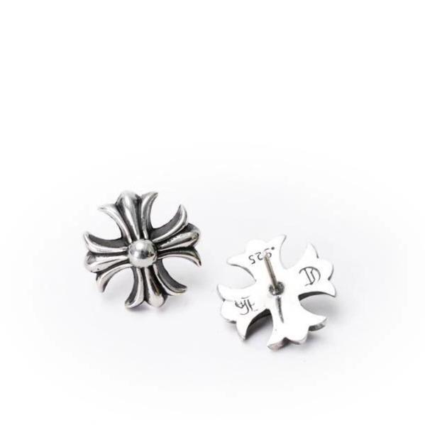 Chrome Hearts Cross Cut out Stud Earring