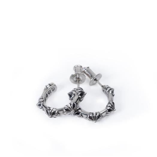 Cross Hoop Earring