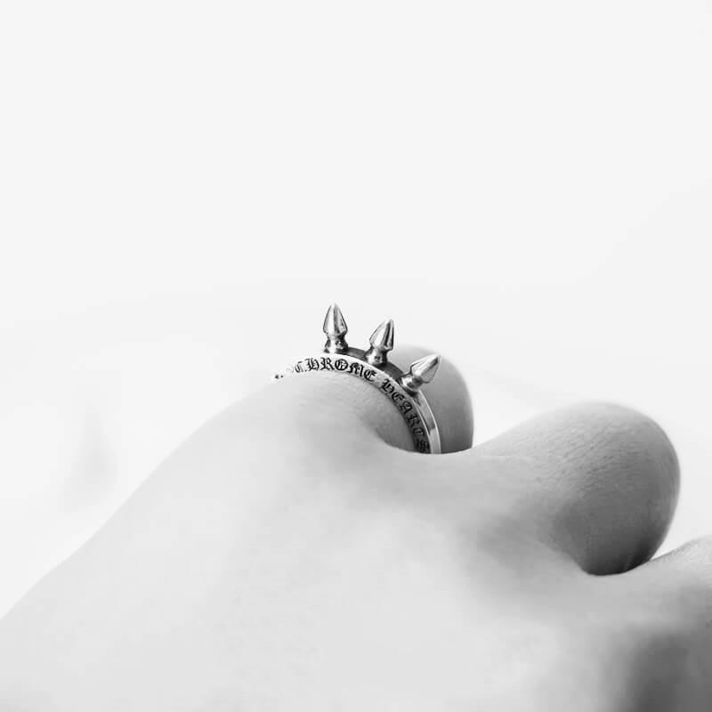 Chrome Hearts Spike Ring