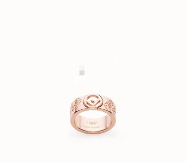 Fendi Varello FF Sculptural Wide Ring