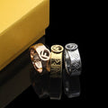 Fendi Varello FF Sculptural Wide Ring