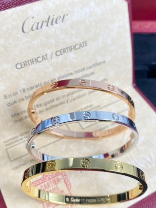 Cartier Love Harmonia Tricolor Screw Bracelet