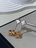 Van Cleef & Arpels Floating Blossom Cascade Clip-On Earrings