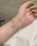Bvlgari Rose Gold Delicate Charm Bracelet – Elegant Luxury Jewelry