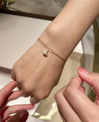 Bvlgari Rose Gold Delicate Charm Bracelet – Elegant Luxury Jewelry