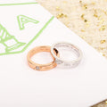 Van Cleef & Arpels Forever Bond Engraved Band Ring Set