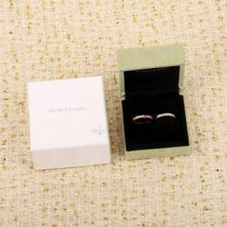 Van Cleef & Arpels Signature Duo Band Ring Set