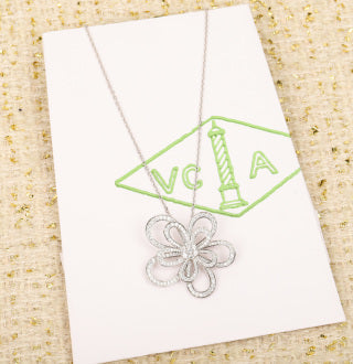 Van Cleef & Arpels Blooming Petal Lace Necklace
