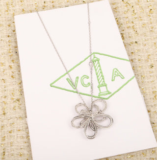 Van Cleef & Arpels Blooming Petal Lace Necklace