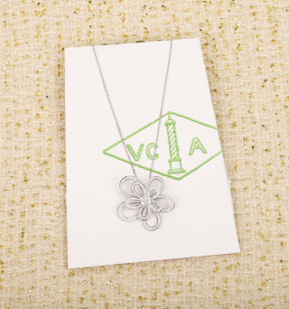 Van Cleef & Arpels Blooming Petal Lace Necklace