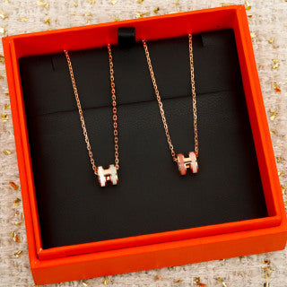 Hermès Pop H Mini Duo Pendant Necklace