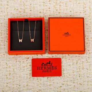 Hermès Pop H Mini Duo Pendant Necklace