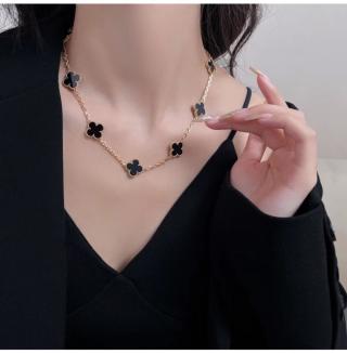 Van Cleef & Arpels Sapphire Clover Garden Necklace