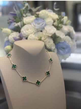Van Cleef & Arpels Sapphire Clover Garden Necklace