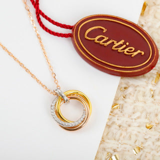 Cartier Aurelia Twin Arc Diamond Necklace