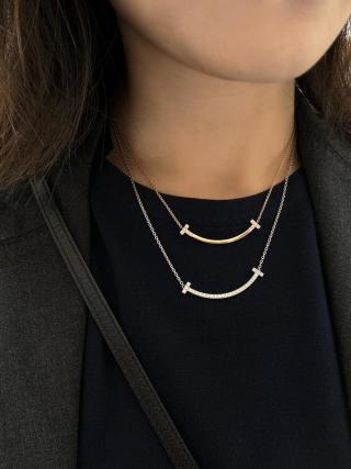Tiffany Smile Pendant (Large) with Diamonds