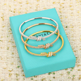 Tiffany Twisted Pavé Diamond Bracelet