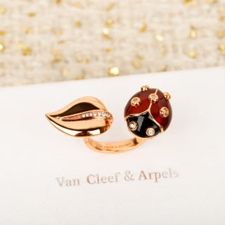 Van Cleef & Arpels Ladybird Bloom Statement Ring