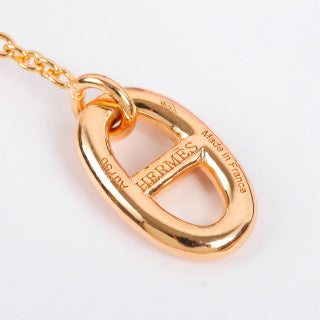 Hermès Chaine d’Ancre Oval Drop Link Earrings