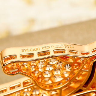 Bvlgari Ruby Crystal Bird Brooch – Elegant Luxury Jewelry