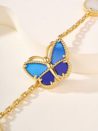 Van Cleef & Arpels Butterfly Garden Charm Bracelet