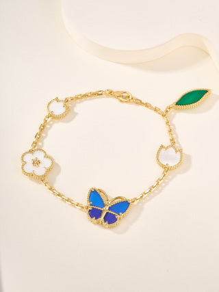 Van Cleef & Arpels Butterfly Garden Charm Bracelet