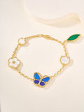 Van Cleef & Arpels Butterfly Garden Charm Bracelet