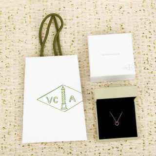 Van Cleef & Arpels Ruby Heart Pendant Necklace