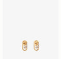 FENDI Mini FF Lock Stud Earrings