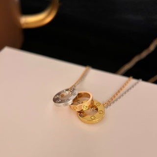 Cartier Trinité Harmonie Triple Circle Necklace
