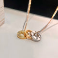 Cartier Trinité Harmonie Triple Circle Necklace
