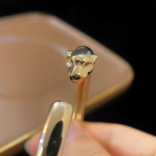 CARTIER Azelle Panther Sculpted Bangle