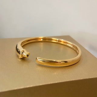 CARTIER Azelle Panther Sculpted Bangle