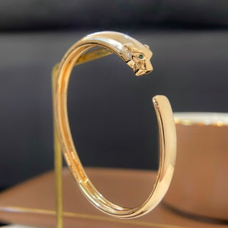 CARTIER Azelle Panther Sculpted Bangle