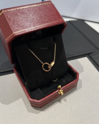 Cartier Cercle Signature Pendant Necklace