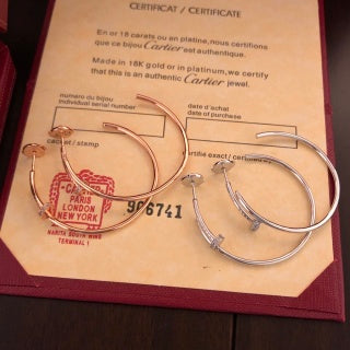 Cartier Clou Élancé Mini Hoop Earrings