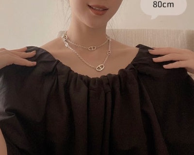 Hermès Chaine d’Ancre Long Link Necklace 80cm