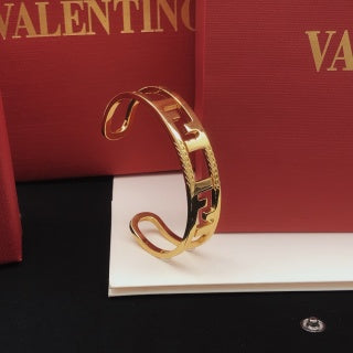 FENDI FF Pavé Open Cuff Bracelet