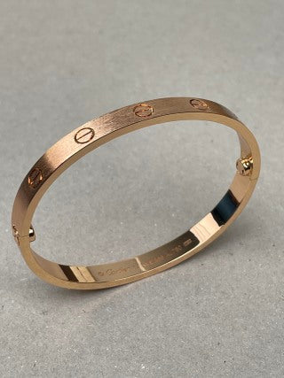 Cartier Love Rosé Signature Screw Bracelet