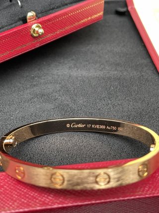 Cartier Love Rosé Signature Screw Bracelet