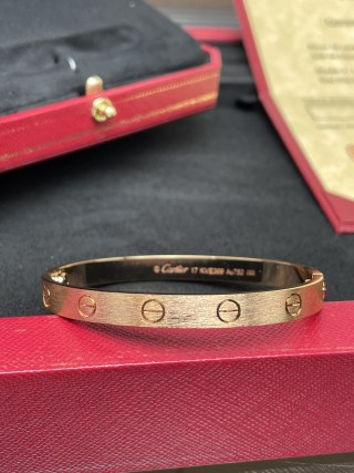 Cartier Love Rosé Signature Screw Bracelet