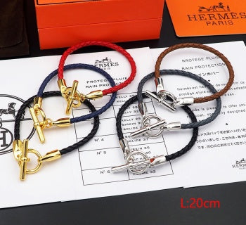 Hermès Clou de Chaîne Cord Bracelet
