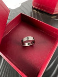 Cartier Obsidian Pavé Motif Band Ring