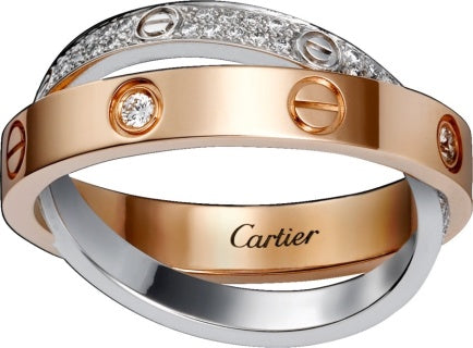 Cartier Love Entrelacé Duo Ring