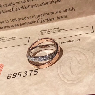 Cartier Love Entrelacé Duo Ring