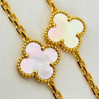 Van Cleef & Arpels Rose Garden Clover Bracelet
